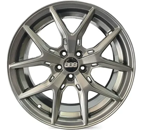 Jogo de rodas aro 17x7 furação 5x100 identificado como BBS Sampson